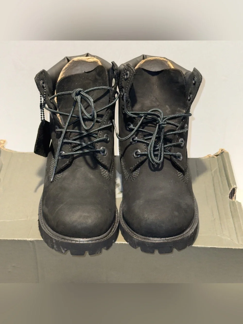 TIMBERLAND PREMIUM 6INCH WATERPROOF BOOT JUNIOR 'S NEW Medium Width